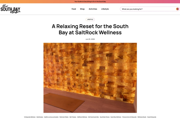 website featuring salt wall